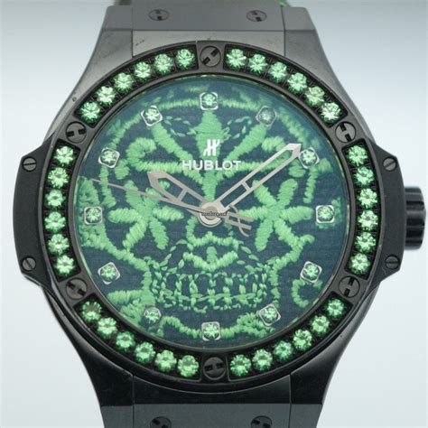 hublot sugar skull price in india|Hublot Big Bang Broderie Sugar Skull Fluo Malachik Green.